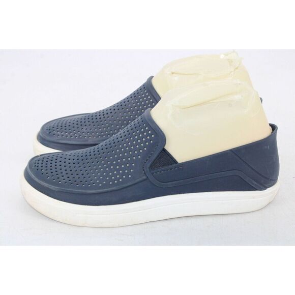 Crocs CitiLane Roka 204622 Blue Perforated Slip On Shoes Womens Size 5 - Picture 9 of 11